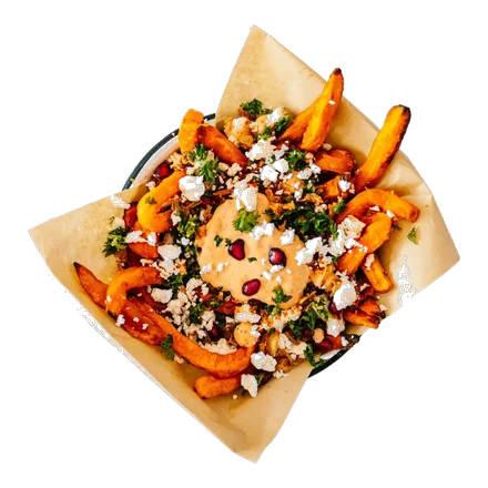 Free sweet potato fries